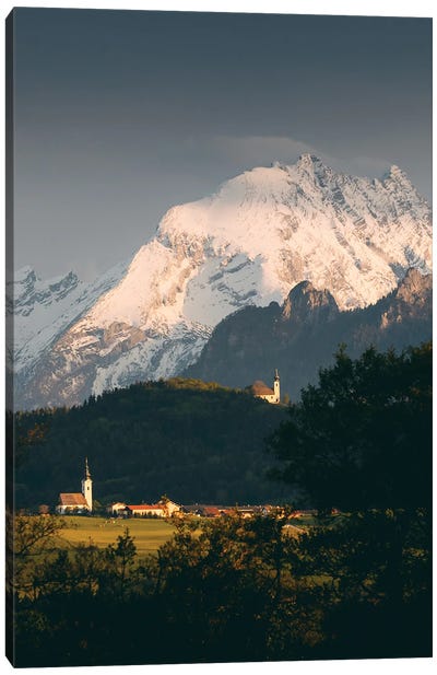Freilassing, Germany Canvas Art Print - Layered Landscapes