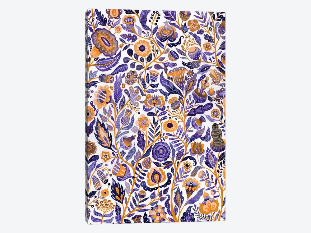Endlessly Growing Purple Orange by Zsalto 1-piece Art Print