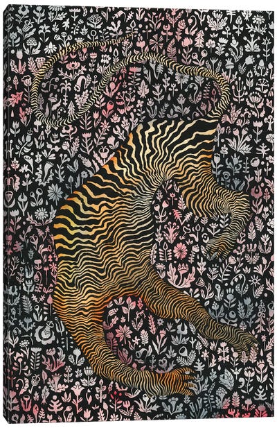Headless Tiger Canvas Art Print - Zsalto
