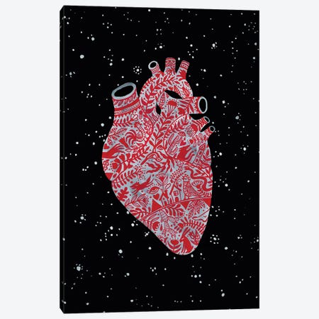 Heart Canvas Print #ZST30} by Zsalto Canvas Art