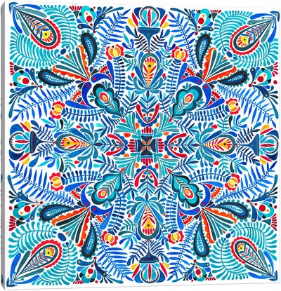 Mandala Canvas Art Print - Global Patterns