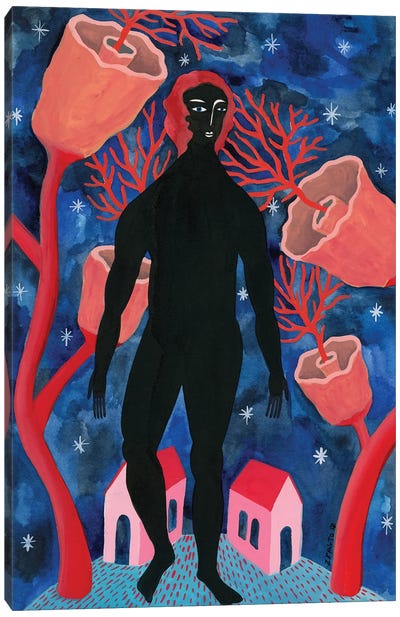 Night Walker Canvas Art Print - Zsalto
