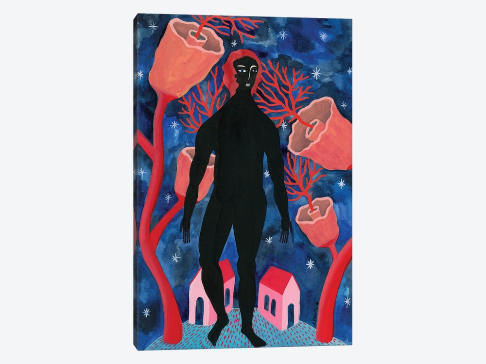 Night Walker by Zsalto 1-piece Canvas Wall Art