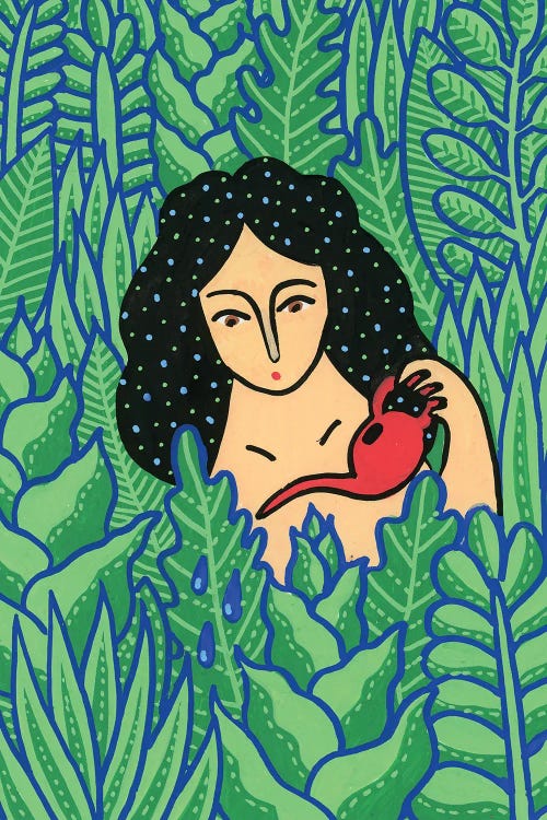 Plant Lady by Zsalto wall art