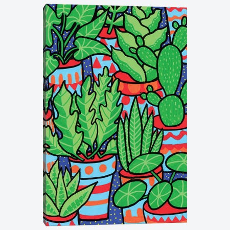 So Many Plants Canvas Print #ZST37} by Zsalto Art Print