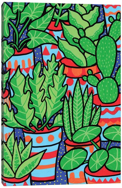So Many Plants Canvas Art Print - Zsalto