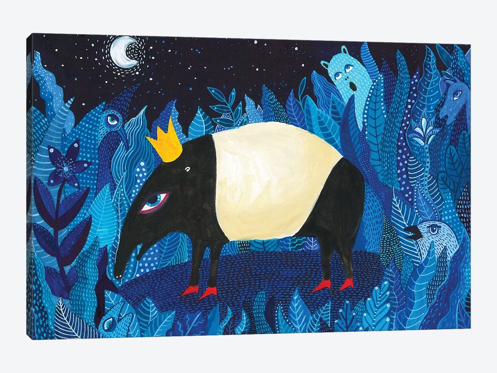 Tapir by Zsalto 1-piece Canvas Wall Art