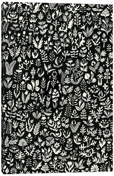 Pattern Canvas Art Print - Black & White Patterns