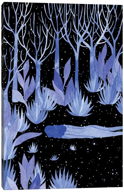 Space Garden Canvas Art Print - Zsalto