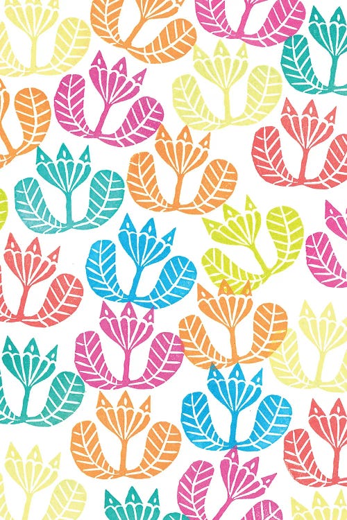 Stamp Flower by Zsalto wall art