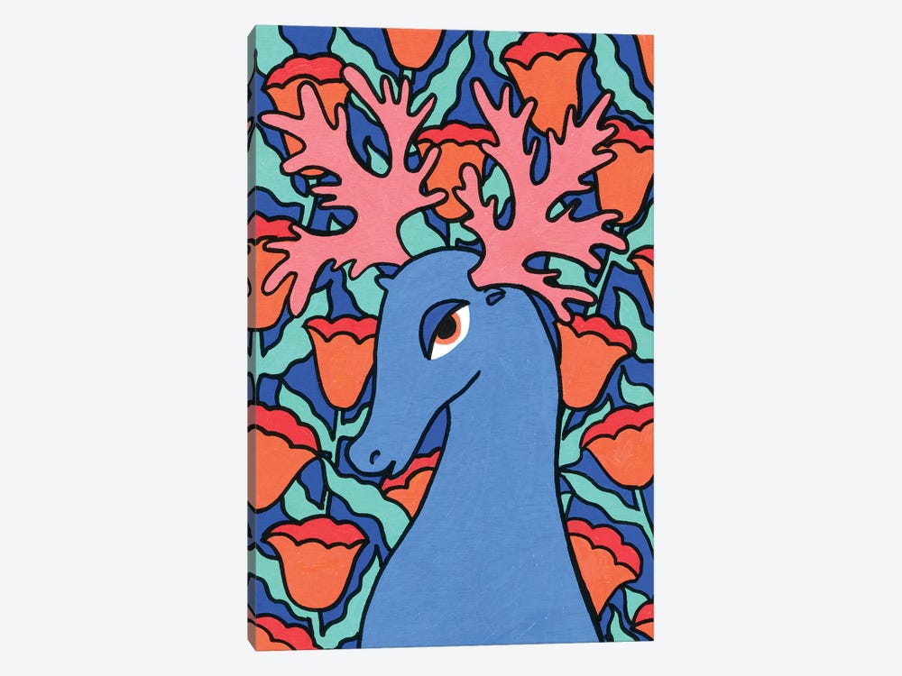 Deer by Zsalto 1-piece Canvas Art Print