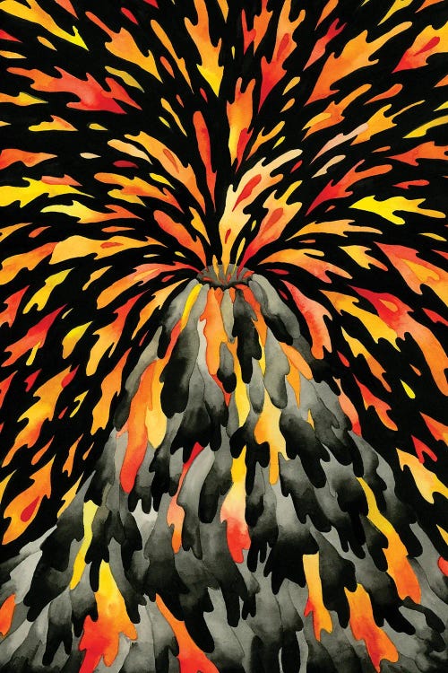 Volcano by Zsalto wall art