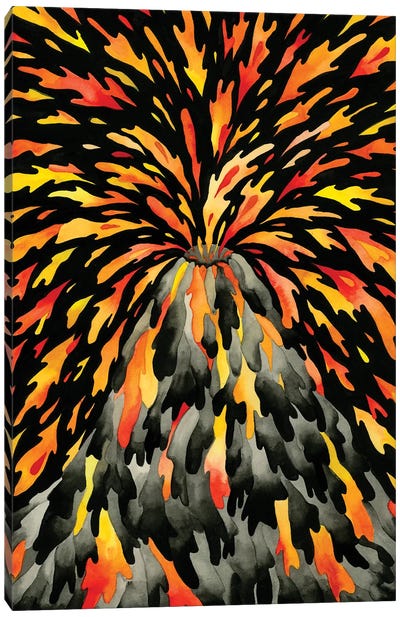 Volcano Canvas Art Print - Zsalto