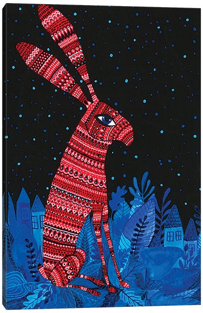 Gloomiest Bunny Canvas Art Print - Folksy Fauna