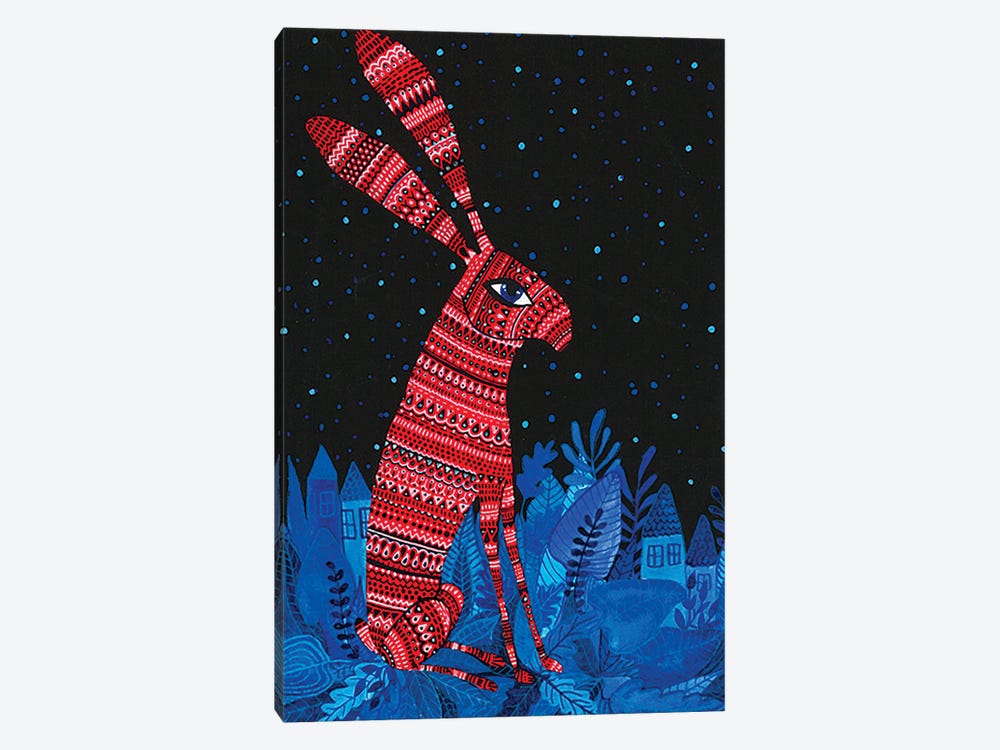 Gloomiest Bunny by Zsalto 1-piece Canvas Art Print