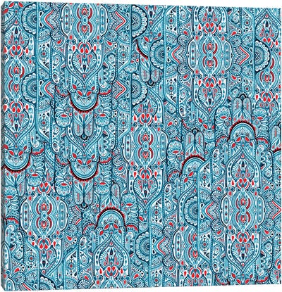 Curtain Canvas Art Print - Moroccan Patterns