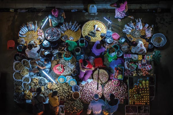 Yangon Street Night Market