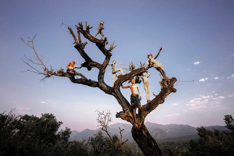 Playful Kids Of Suri Tribe