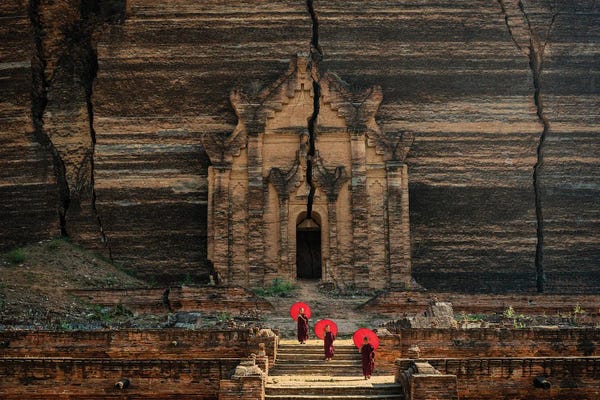 Zay Yar Lin: Mingun Temple by Zay Yar Lin