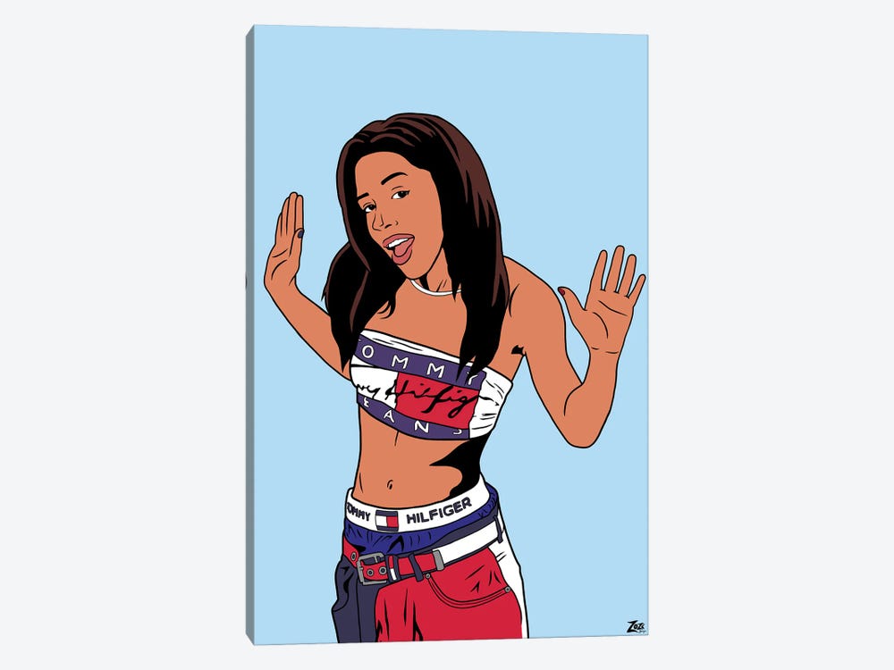 Aaliyah by Zozi Designs 1-piece Canvas Artwork