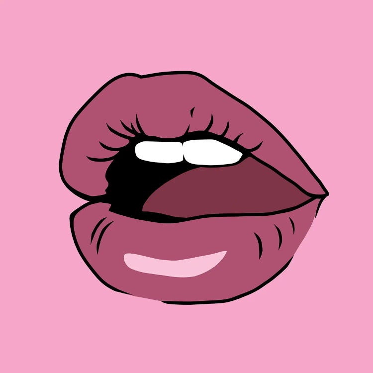 Lippy by Zozi Designs wall art