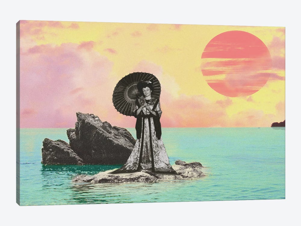 Pastel Sunset by Zozi Designs 1-piece Canvas Print