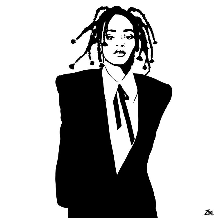 Bad Gal Riri by Zozi Designs wall art