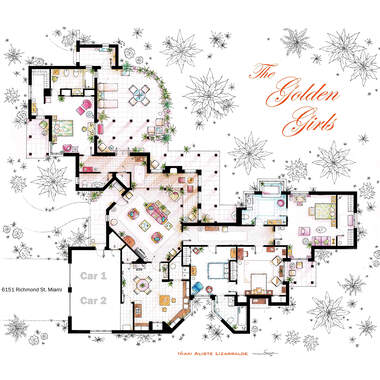 TV Floorplans & More Canvas Prints