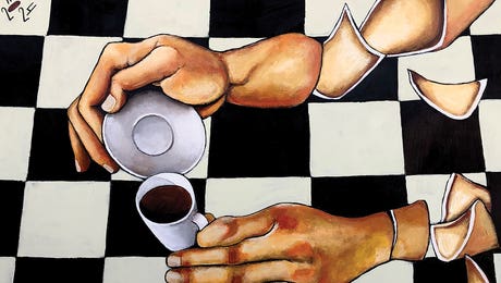 Passion for Coffee by Mikhail Baranovskiy