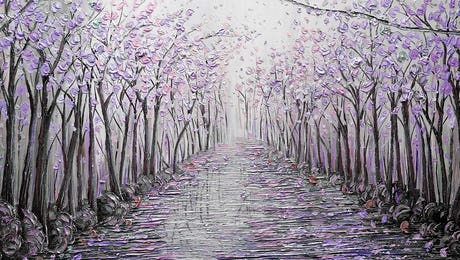 My Hope - Purple Lavender by Nada Khatib