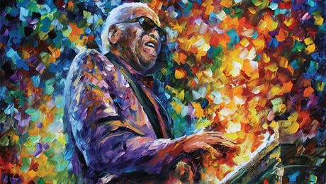 Ray Charles by Leonid Afremov