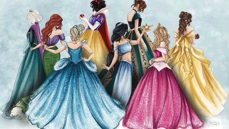 Happily Ever After Princess Illustration by Anrika Bresler