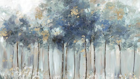 Blue Golden Forest by Allison Pearce