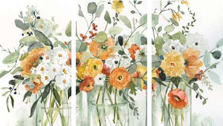 3-Piece Floral & Botanical Art Hero