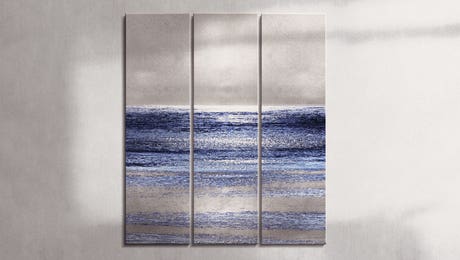 Silver Seascape II By Michelle Matthews