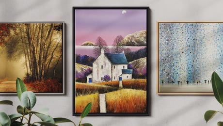 Framed Canvas Sale Page