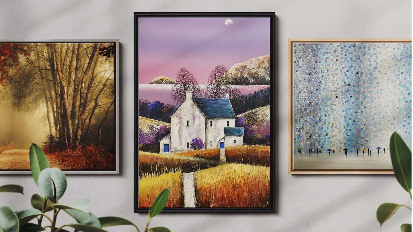 Framed Canvas Sale Page