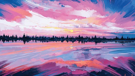 Pops of Pink Art Hero