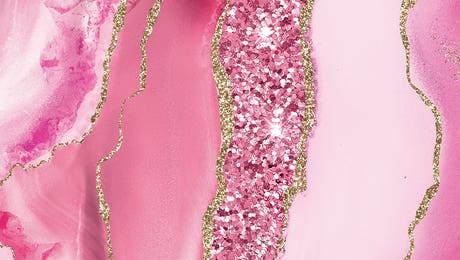 Gold & Pink Art Hero