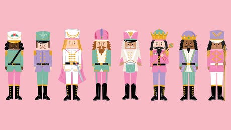 Nutcracker Line Up II by Saturday Evening Post