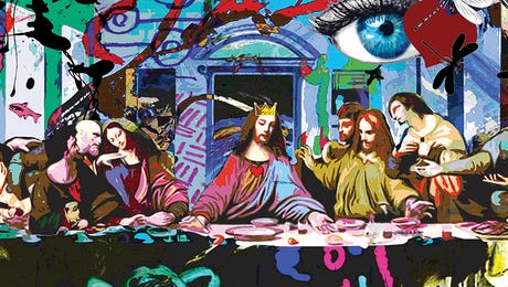 Pop Collage Art