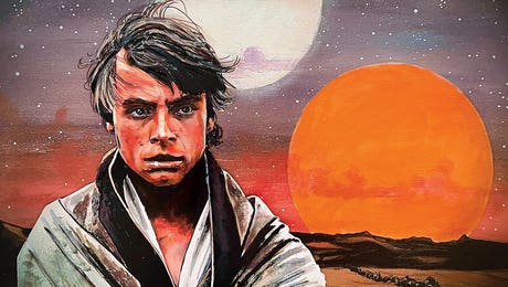 Luke Skywalker Art