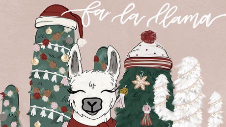 Fa La Llama by Katie Bryant