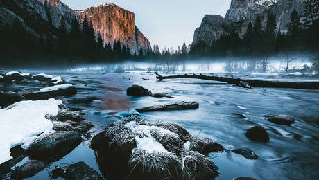 Yosemite Valley Sunset by Melissa Findley