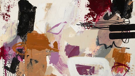 Large Abstract Art Hero