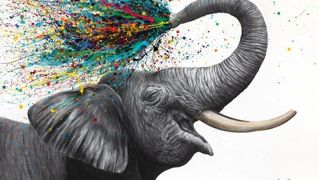 Elephants Wall Art