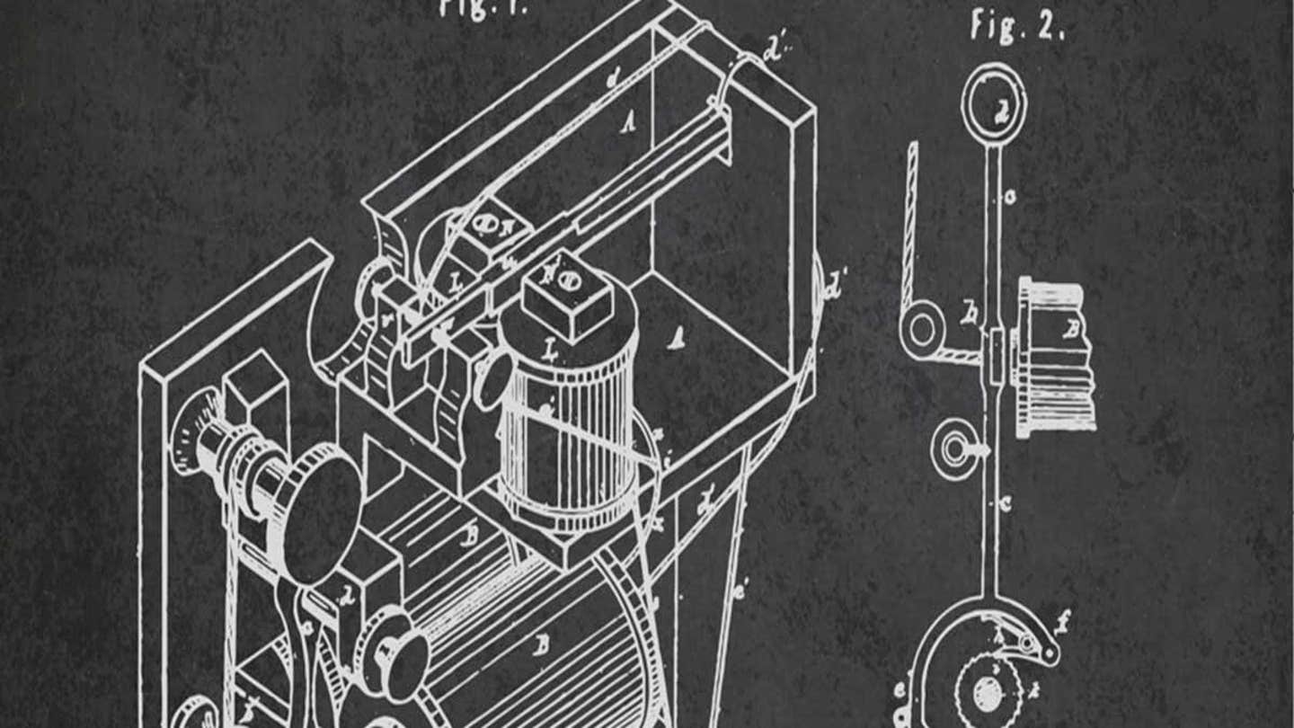 Electronics & Communication Blueprints - Canvas Prints & Wall Art | iCanvas