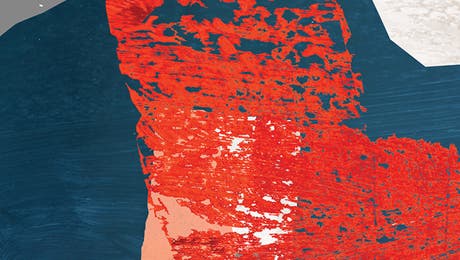 Blue & Red Art