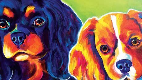 Cavalier King Charles Spaniel Art