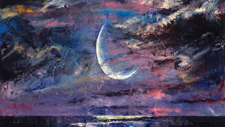 Crescent Moon Art